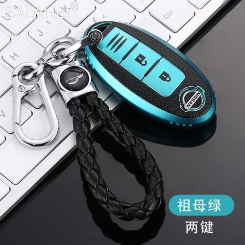 Anti-fall Key Case For Nissan Qashqai Juke J10 J11 X-Trail T32 T31 Kicks Tiida Pathfinder Note For Infiniti Q50 QX60 Car Styling