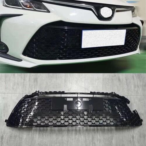 For Toyota New Corolla Front Bumper Car Grille The Improved Front Black Grilles ABS Decorative Cover Euro Corolla 19 20