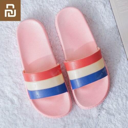 Xiaomi Indoor Colorful Thick-soled Slippers Summer Casual Soft-soled Womens Slippers Bathroom Non-slip Sandals
