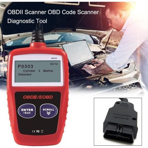 OBDII Scanner Code Reader Car Diagnostic Scanner Engine Fault Code Reader Car Styling