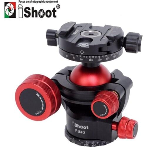 IShoot 360 Tripod Panoramic Ball Head w Quick Release Clamp for Canon Sony Nikon DSLR Camera, Monopod,Slider, Camcorder ,Tripod