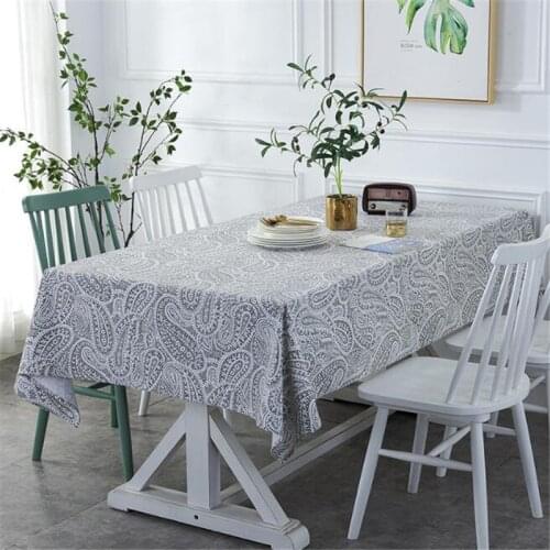 Linen Tablecloth Dining Table Cloth Clothes Cloths Desk Cover Rectangular for Table Decoration Manteles De Mesa Rectangular