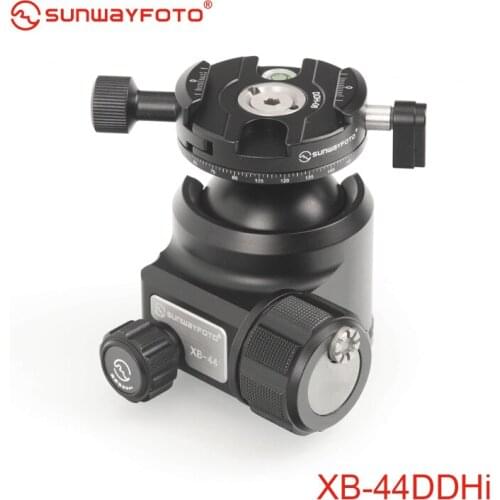 SUNWAYFOTO XB-44DDHI Low-Profile Tripod Head for DSLR Camera Tripode Ballhead Professional Monopod Panoramic Tripod Ball Head