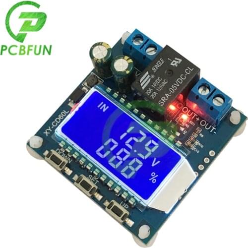New CD60L 6-60V Lithium Battery Charger Controller 12V 24V 48V Charging Discharge Control Module Voltage Current Protector Board