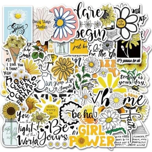 Inspirational Stickers for Hydro Flasks,50 PCS Motivational Stickers for Teens,Girls.Waterproof PVC Sticker for Laptop