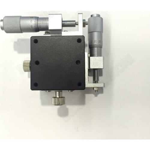 XY Axis 40*40mm Manual Displacement Trimming Platform Linear Stage Sliding Table Steel ball guide High precision LGY40-L