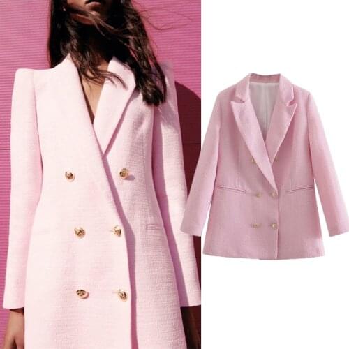 Suit jacket women jacket ZA2021 new fashion simple Slim chic women jacket suit jackets casual street office youth Suits jackets