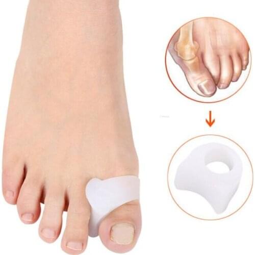1pair silicone feet hallux valgus insole ring thumb heels orthopedic toe care tools