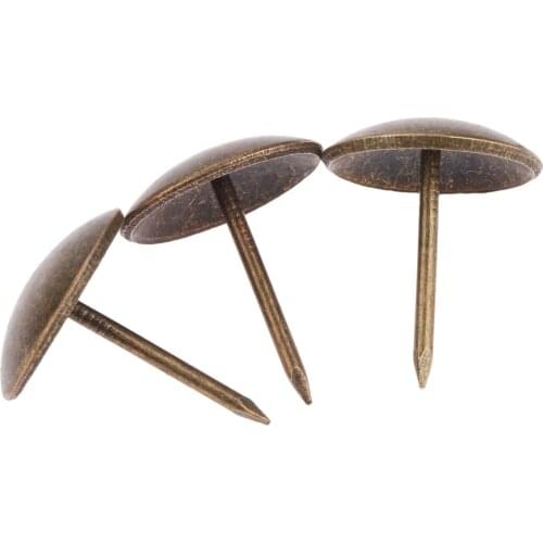 10pcs Antique Bronze Upholstery Nails Tack Stud Pushpin Decor Furniture Hardware Sofa Jewelry Box Door 20*25mm