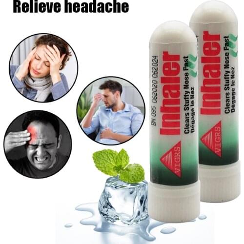 100% Original Thailand Nasal Inhaler Poy Essential Oil Refresh Nose Cold Cool Mint Stick For Rhinitis Stuffy Breezy Asthma