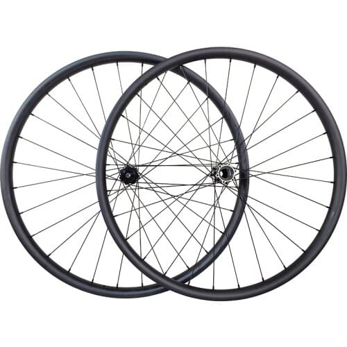 1290g 29er MTB XC 30mm asymmetric lefty 2.0 tubeless carbon wheels 22mm deep straight pull left hand 2 142mm 135mm QR 6mm offset
