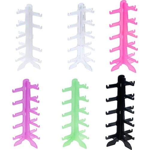 2Pcs/set 15.5*31cm 5 Layers Glasses Eyeglasses Sunglasses Show Stand Holder Frame Display Rack