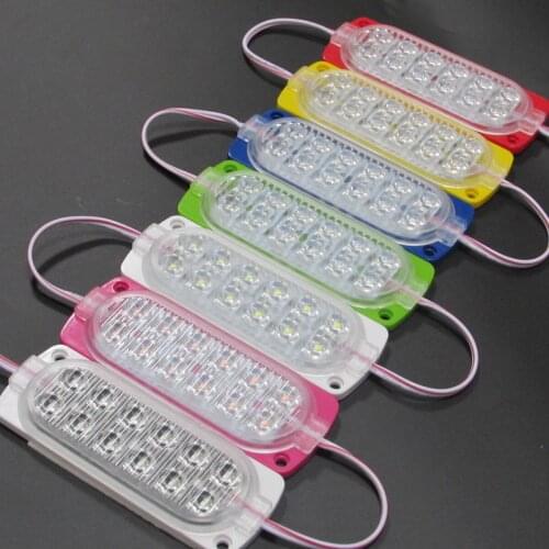 200pcs 2.4w 12V LED Side Module Motorcycle Car Light Truck Module Light Advertising Characters Backlight IP65 Waterproof