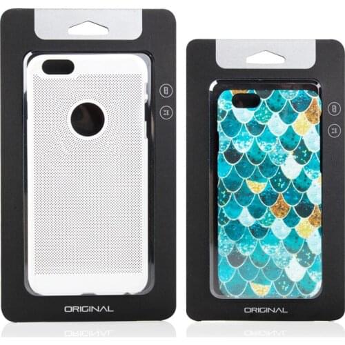 2000pcs Universal Hang Retail Packaging Package PVC Plastic + Paper Box For Iphone 5 5S 6 6S Plus S6 Note7 phone cases KJ-601