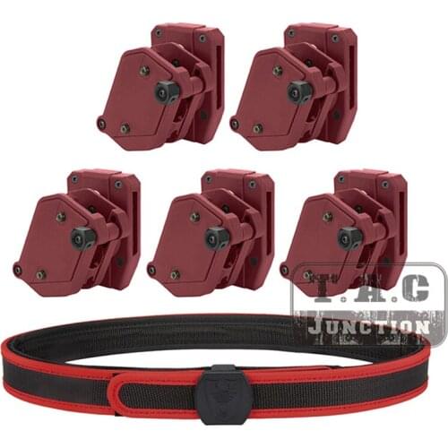 5x Multi-Angle Speed Pistol Holster + 1.5" Shooting Inner & Outer Competition High Speed IPSC USPSA IDPA Pistol Magazine Pouch