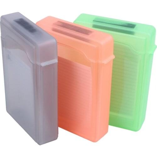 5 PCS 3.5 "Portable IDE Sata HDD External Case Hard Drive Case Hard Case Plastic Protection case