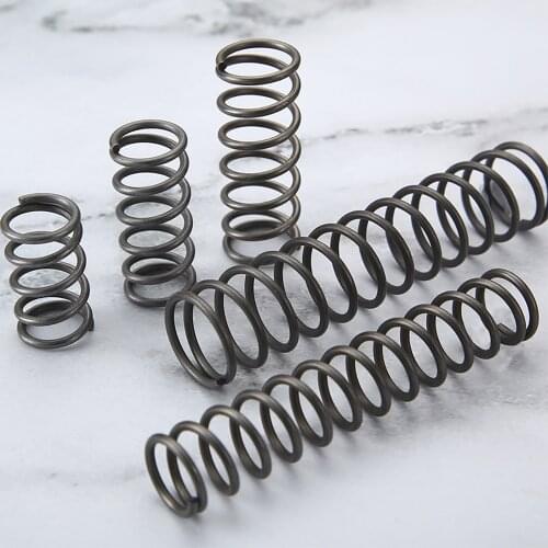 5PCS, Wire Diameter 2mm, Outer Diameter 35mm, Length 60-100mm, Y Type Spring Steel Compression Springs, 2x35x(60-100)mm High