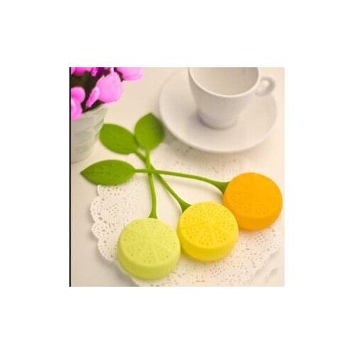 Free shipping Silicone Teabag Tea Strainer Infuser Teapot Teacup Filter Bag Lemon Style Hot 200 pcs/lot qfjlA