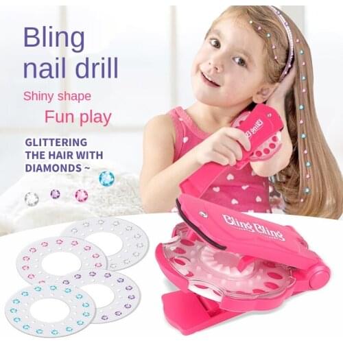 Sticker drilling rig nailing drilling rig tools play house toys beauty salon toys