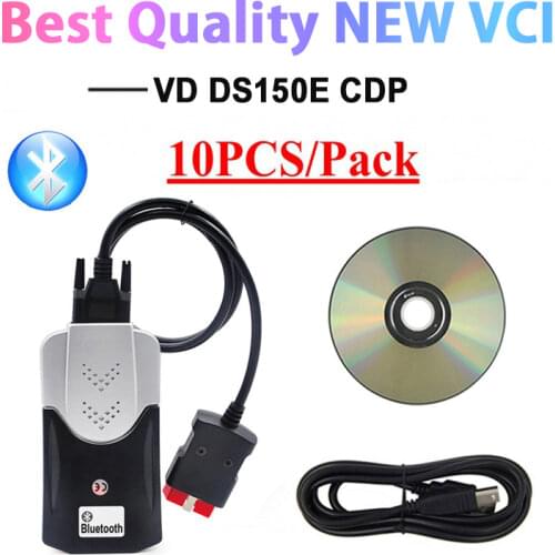 10pcs/lot 2018 (2016.00) newest cd New vci TCS CDP PRO PLUS Auto Diagnostic Tool Car scanner multidiag code reader test tool dvd