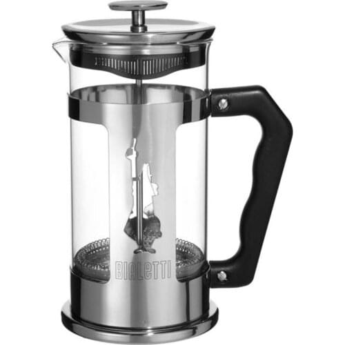 Bialetti French Press, Original Italian Coffee Maker, tea Brewer 350ml/1000ml Household Use Stainless Steel Glass Pot