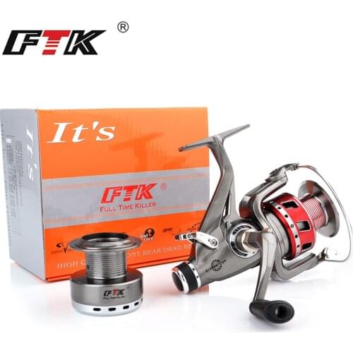 FTK Spinning Reel 5+1BB 4.6/5.0:1 2000-6000 Body Saltewater Carp Fishing Reel