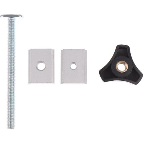 Woodworking Ruter Table T Track Metal Quick Acting Hold Down Clamp Set for T-Slot T-Track Wood Working Tool Accessories