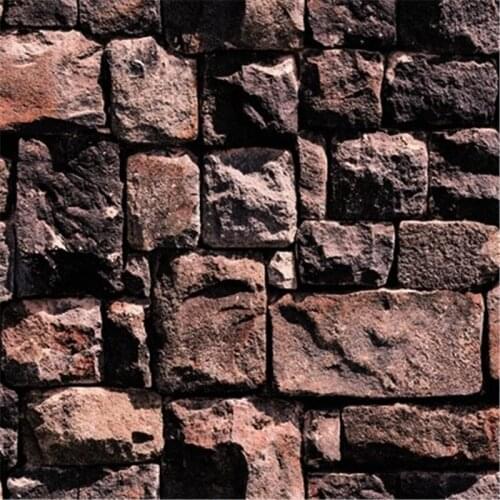 Beibehang Characteristics of irregular stone blocks wallpaper 3D stereo simulation stone pattern restaurant hotel wallpaper