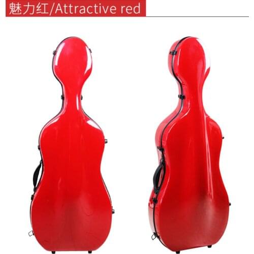 Wholesale cello case 1/2 2/4 1/4 carbon fiber cello hard case free shipping