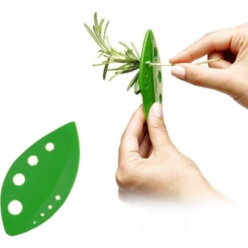 APRICOT 1pcs Vegetables Celery Parsley Cabbage Leaf Stripper Plastic looseleaf herb Leaf stripper Kitchen Gadgets