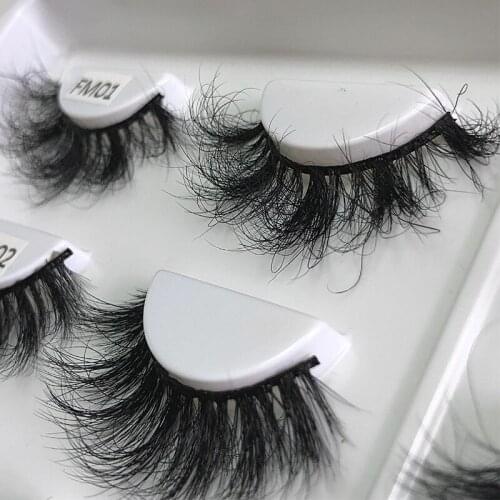 Buzzme Regular Length 3D Mink Fur Eyelashes Fluffy Lashes Dramatic Messy False Eye Lash Makeup