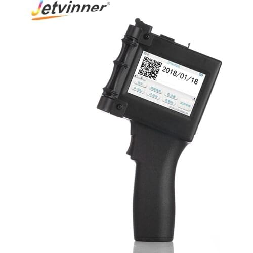Jetvinner Handheld Inject Printer for Food Packing Label Machine, Cosmetics, Plastic, Glass, Metal, Pipe, Stone, Wood Board