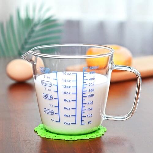 Glass Measuring Cup Milk Jug Cafe Creamer Cup Juice Tea Espresso Coffee Cup Barista Mug Milk Frother Latte Pitcher