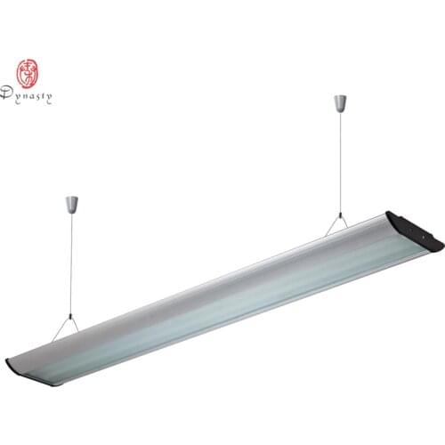 LED Long Aluminum Hanging Lights Rectangle Modern Reflector T5 Tube Light Office Fitness Library luminous Decoration Lighting
