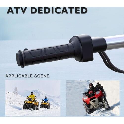 Universal Motorcycle Hot Heated Grips WUPP ZH-983F2 Waterproof 12V 22mm Electric Motorbike Hand Warmers Adjust Handlebar