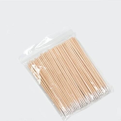 Cotton Swabs Stick for Ears Cleaning Eyebrow Lips Eyeliner Tattoo Makeup Tools Eyelash Extension Glue Removing Tools