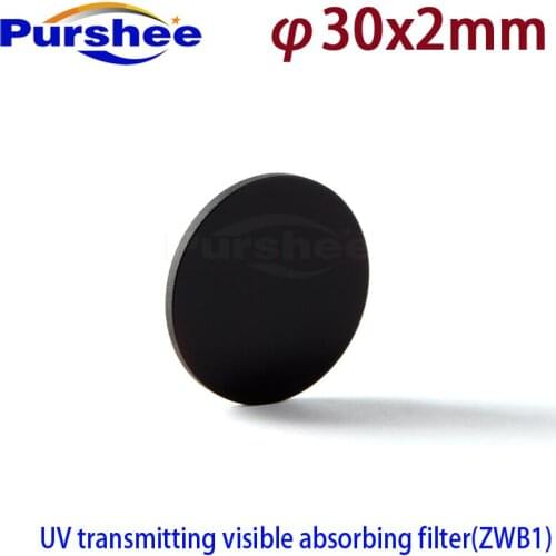 UV transmitting visible absorbing filter(ZWB1)30*2mm