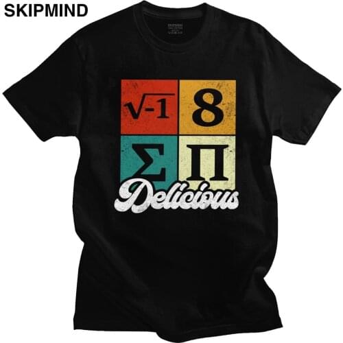 I Ate Some Pie And It Was Delicious Tshirt Men Funny Pi Day T Shirt Cotton Sarcastic Humor Tees Short Sleeve Math Lover T-shirt