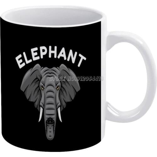 Day Of Dead Elephant Funny Gift For Elephant Lover Coffee Mugs Ceramic Mug Tea Cup Custom Cup Personalized Maman Gift Day Of Sug