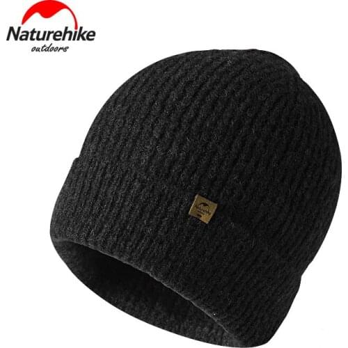 Naturehike Winter Knitted Hat Outdoor Windproof Thicken Keep Warm Scarves Hiking Cycling Running Cap