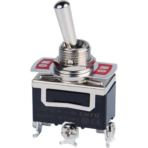 20 pieces C512B 15A 250VAC Single pole double throw Mini Toggle Switch