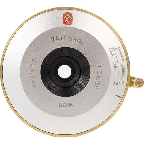 7artisans 35mm F5.6 Lens Full Frame Large Aperture Leica M Mount Camera Len MF for Leica M-Mount Camera M-M M8 M9 M10