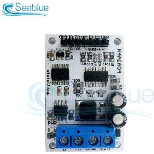 4-20mA RS485 Voltage And Current Analog Collector ADC Modbus RTU Module Support Multiple Facilities In Parallel