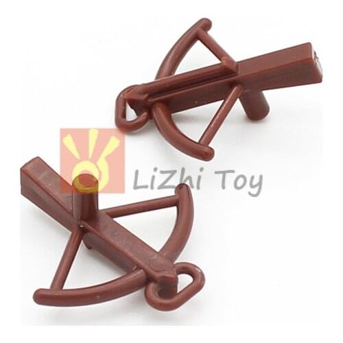 MOC Weapon Crossbow 2570 Bow Arrow DIY Enlighten Building Block Bricks Compatible with All Brand Particles Toy