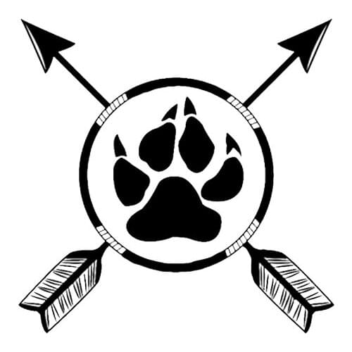 Car Sticker Cross Hunting Archery PVC Car Decoration Accessories Decal Creative Waterproof Sunscreen Black/White,16cm*16cm