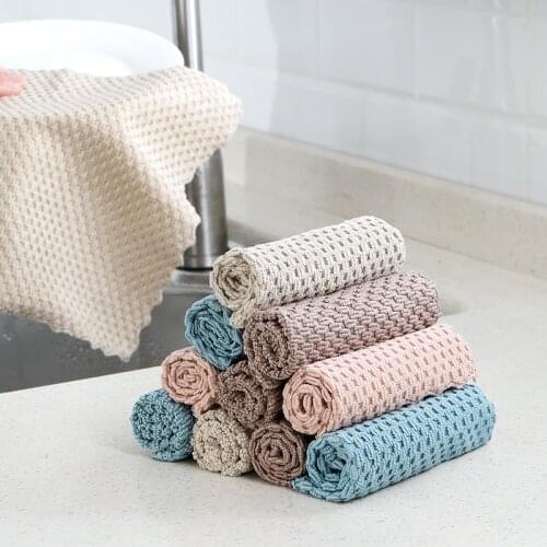 Household cleaning wipes non-oily and lint-free kitchen supplies thick absorbent towels to wipe tablecloths