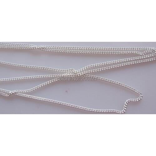 MDA-12 1M Silver Chain Shape Metal Nail Decoration