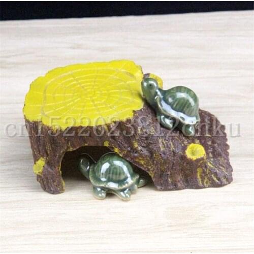 Tortoise Roof Terrace Turtle Floating Island Aquarium Decor Sun Roof Terrace Floating Island Reptile Ladder Decor Decoration