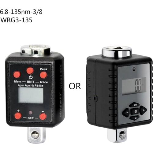 Digital High Torque Wrench 1.5-1000nm Adapter 1/4 3/8 1/2 3/4 Drive Microtorque