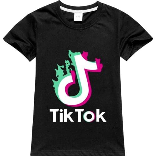 Kids Clothes T Shirt Tik Tok Children T-shirt For Boys And Girls Toddler Shirts Tee Dropship